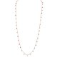 Faceted Bead Station Necklace