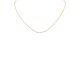 Rhinestone Curved Bar Pendant Necklace